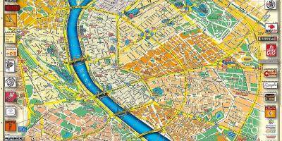 Χάρτης πάρκο της πόλης της βουδαπέστης
