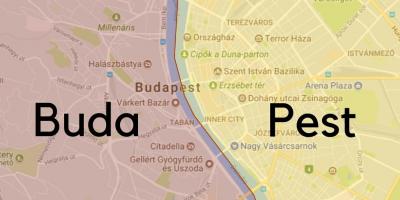 Βουδαπέστη γειτονιές χάρτης