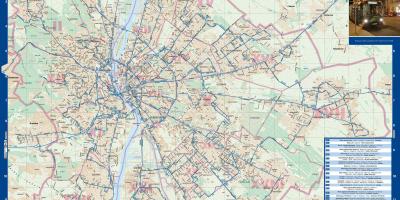 Βουδαπέστη τη νύχτα λεωφορείο χάρτη