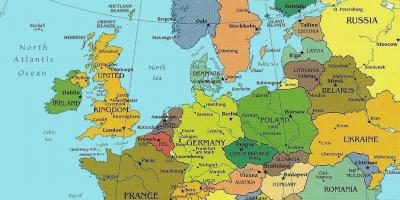 Χάρτης της βουδαπέστης στην ευρώπη