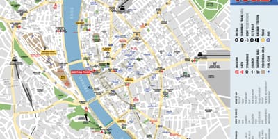 Ξενάγηση της βουδαπέστης χάρτης