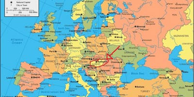 Βουδαπέστη χάρτης τοποθεσίας