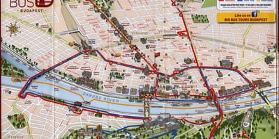 Big bus tours βουδαπέστη εμφάνιση χάρτη